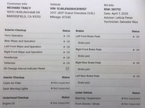 Used 2017 Jeep Grand Cherokee Laredo image 23