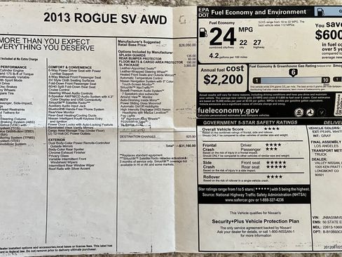 Used 2013 Nissan Rogue SL AWD/4WD image 11