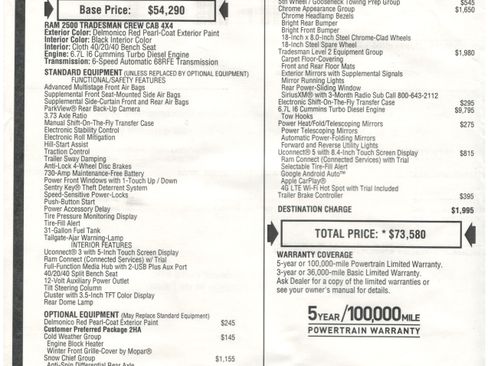 Used 2024 RAM 2500 Tradesman w/ Chrome Appearance Group image 25