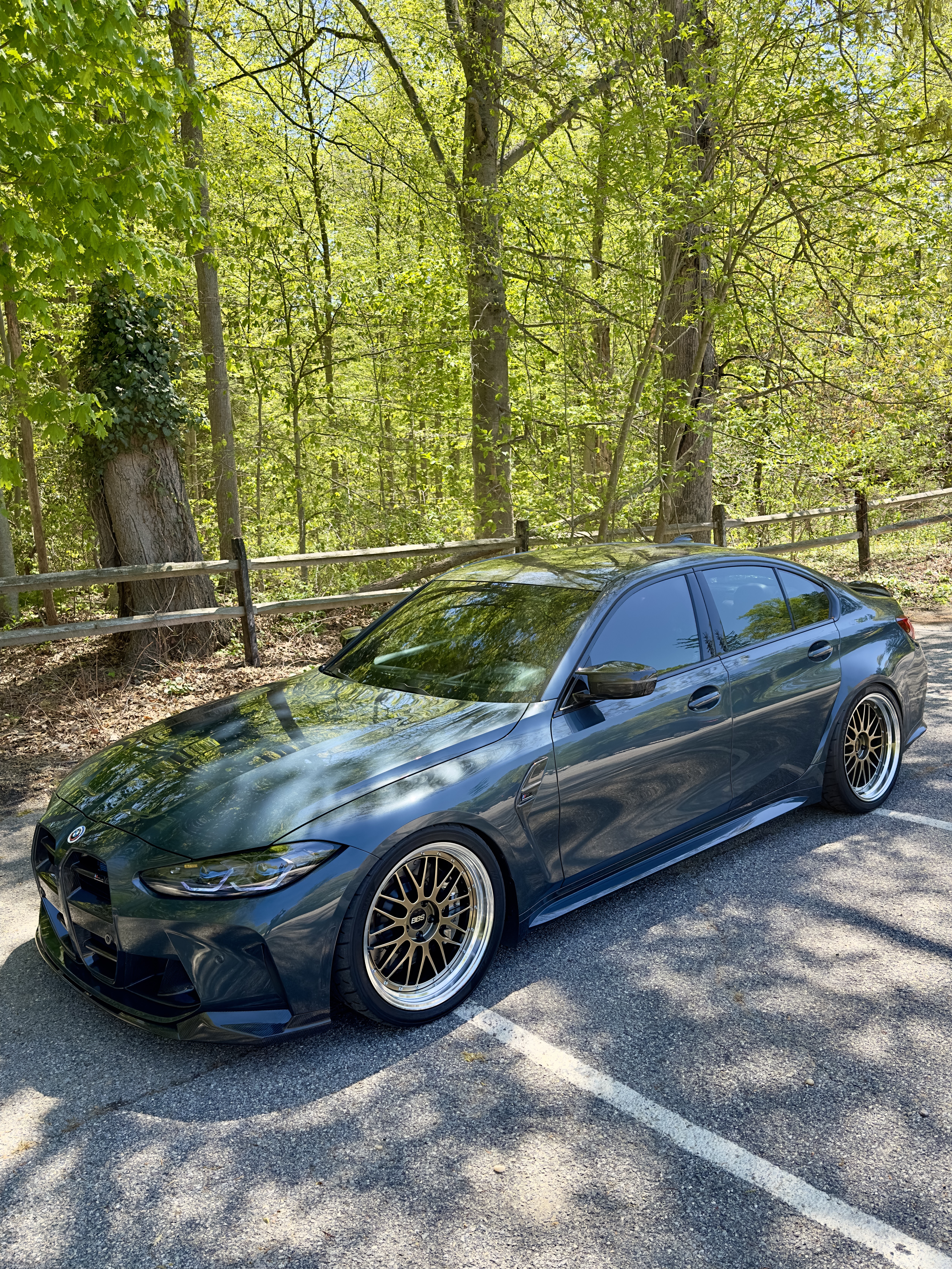 Used 2022 BMW M3 Competition w/ M Carbon Exterior Package AWD/4WD image 1