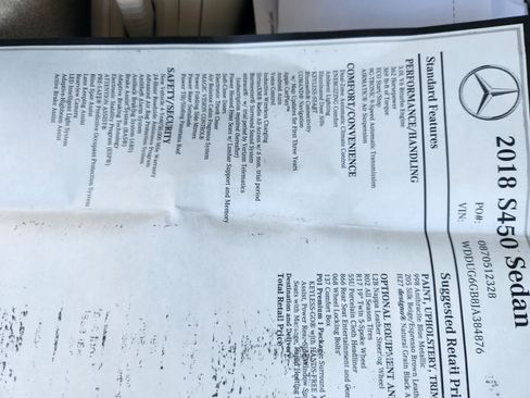 Used 2018 Mercedes-Benz S 450 Sedan image 6