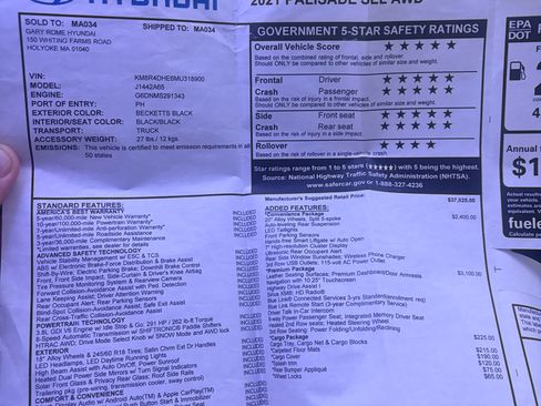 Used 2021 Hyundai Palisade SEL w/ Premium Package AWD/4WD image 11