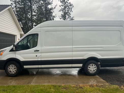 Used 2021 Ford Transit 350 148 High Roof Extended w/ Exterior Upgrade Package RWD image 1
