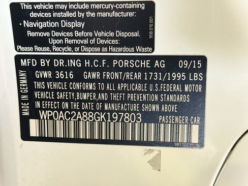 Used 2016 Porsche Cayman GT4 RWD image 14