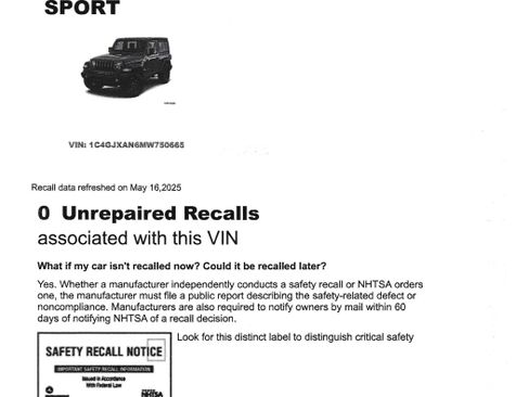 Used 2021 Jeep Wrangler Sport image 20