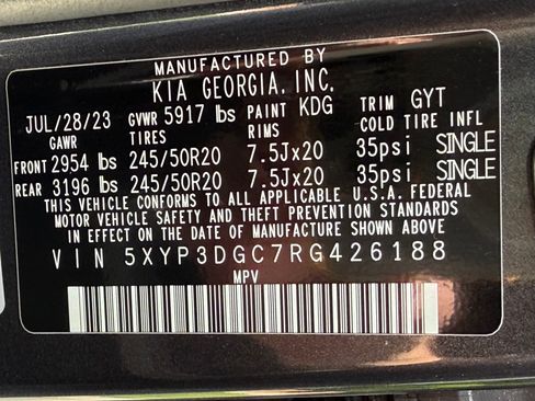 Used 2024 Kia Telluride EX w/ EX Captain's Chair Package AWD/4WD image 20