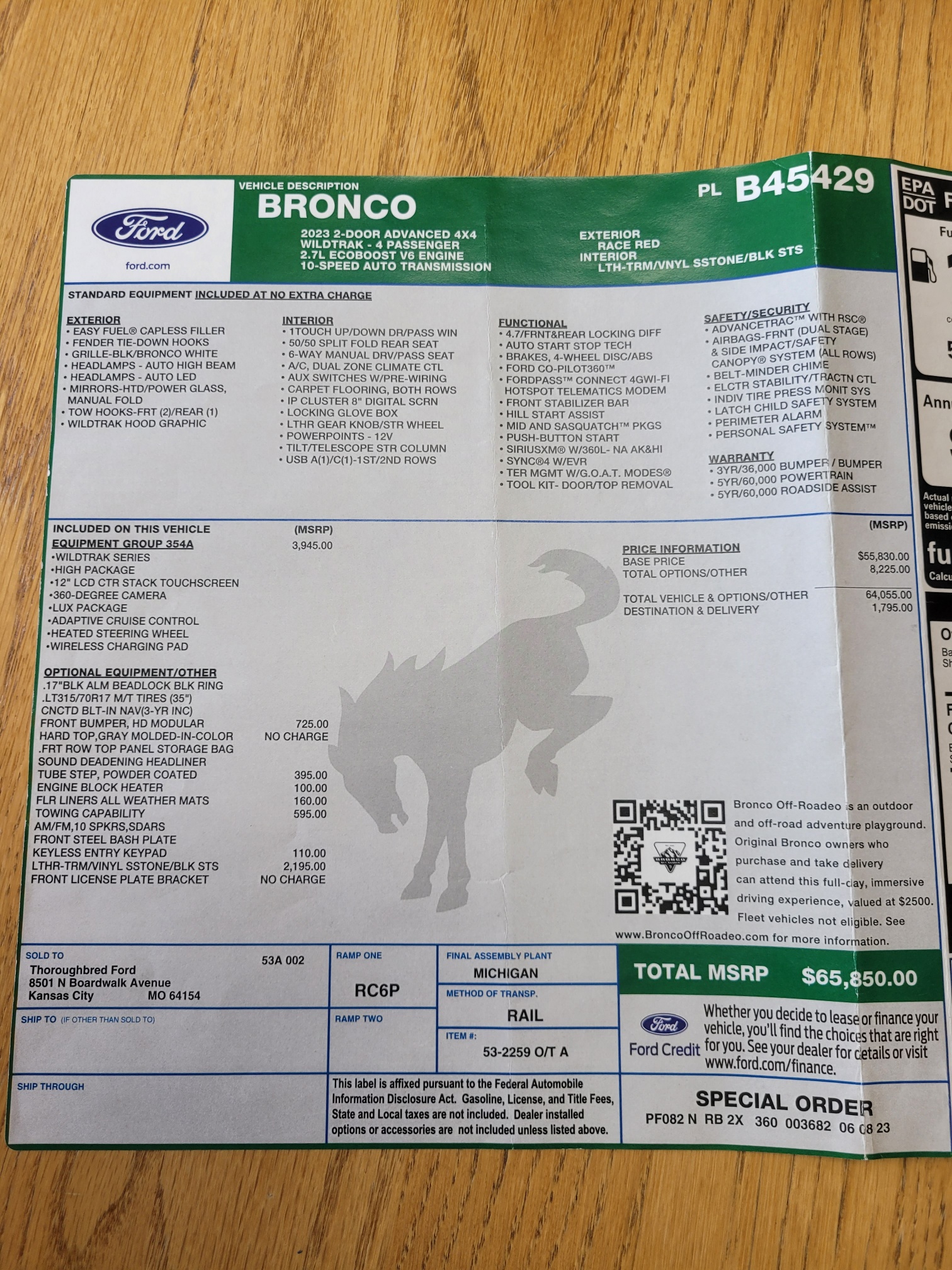 Used 2023 Ford Bronco Wildtrak AWD/4WD image 21