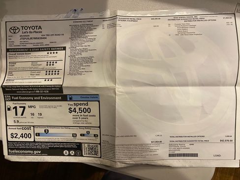 Used 2021 Toyota 4Runner TRD Off-Road image 7