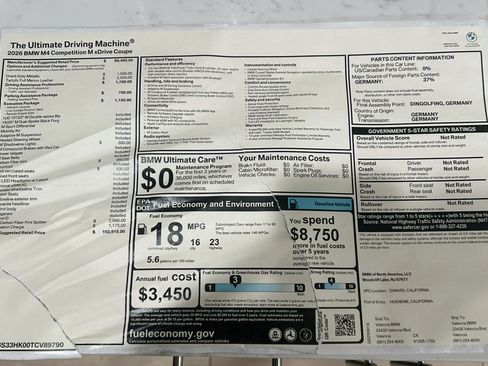 Used 2026 BMW M4 xDrive Competition image 2