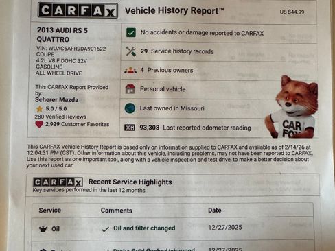 Used 2013 Audi RS 5 Coupe w/ Audi MMI Navigation Plus Pkg image 22