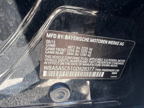 Used 2016 BMW 528i Sedan image 13