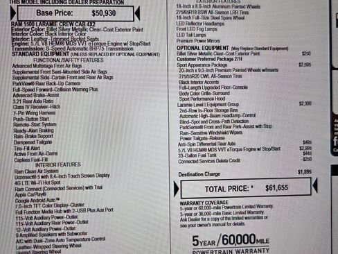 Used 2022 RAM 1500 Laramie w/ Sport Appearance Package image 6