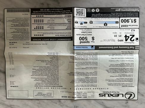 Used 2016 Lexus ES 350 350 Sedan 4D w/ Luxury Package w/Wood Trim image 8