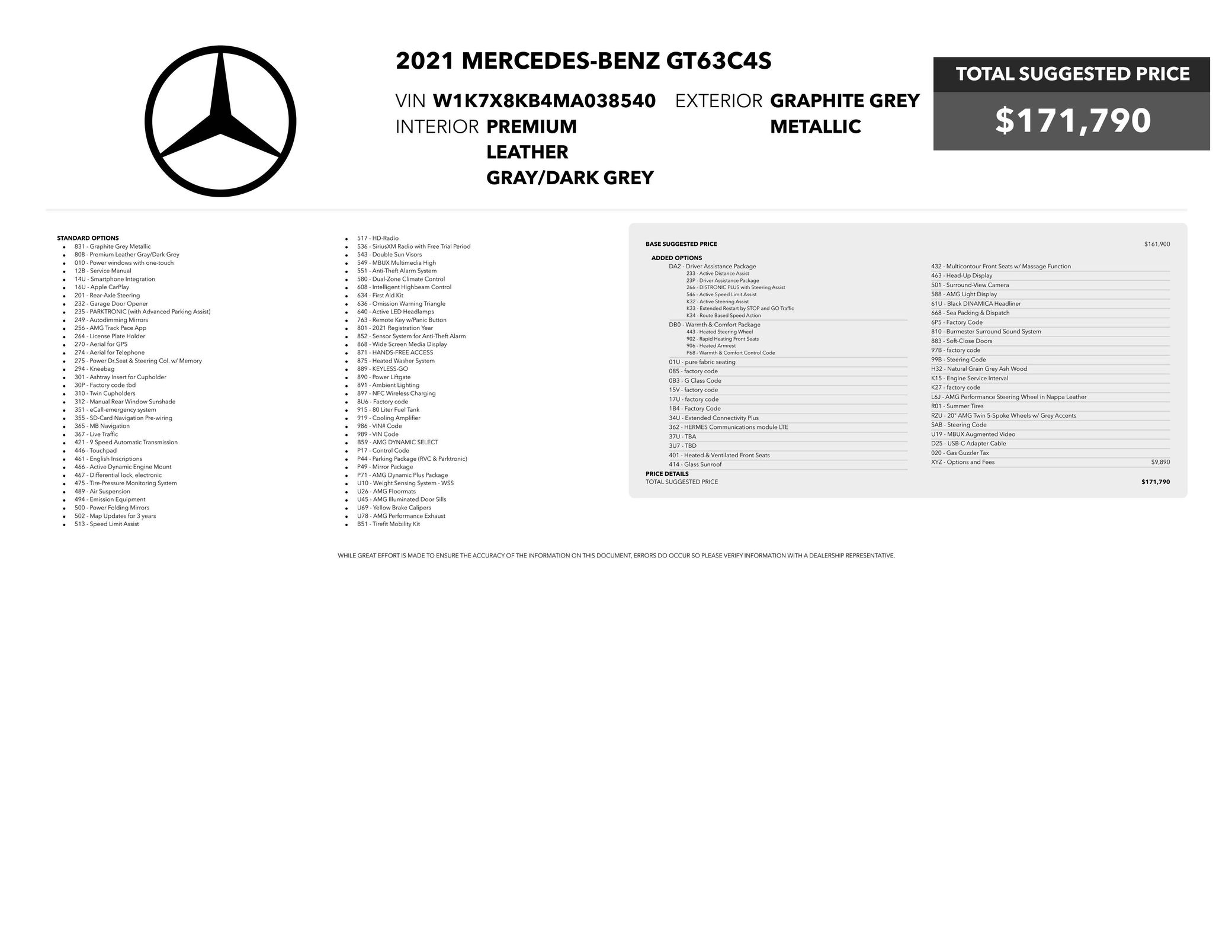 Used 2021 Mercedes-Benz AMG GT 63 S image 22