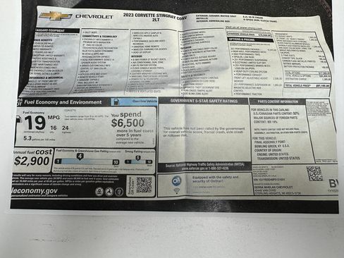 Used 2023 Chevrolet Corvette Stingray Preferred Conv w/ Z51 Performance Package image 23