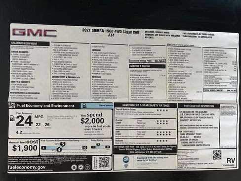 Used 2021 GMC Sierra 1500 AT4 w/ AT4 Premium Package AWD/4WD image 14