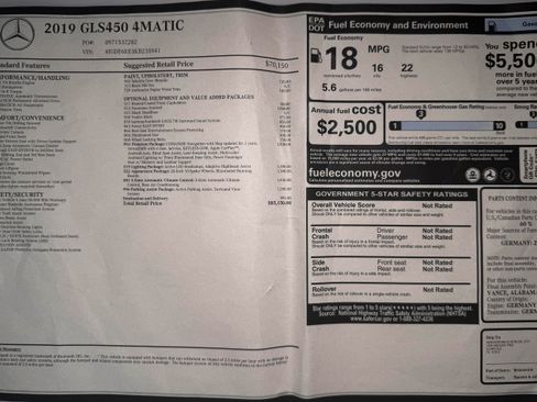 Used 2019 Mercedes-Benz GLS 450 4MATIC image 25