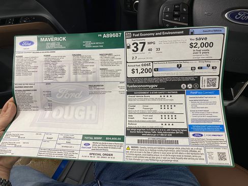 Used 2023 Ford Maverick Lariat w/ Lariat Luxury Package image 19