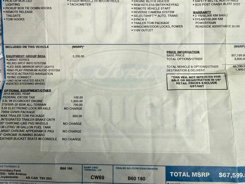 Used 2018 Ford F150 Lariat w/ Equipment Group 502A Luxury image 10