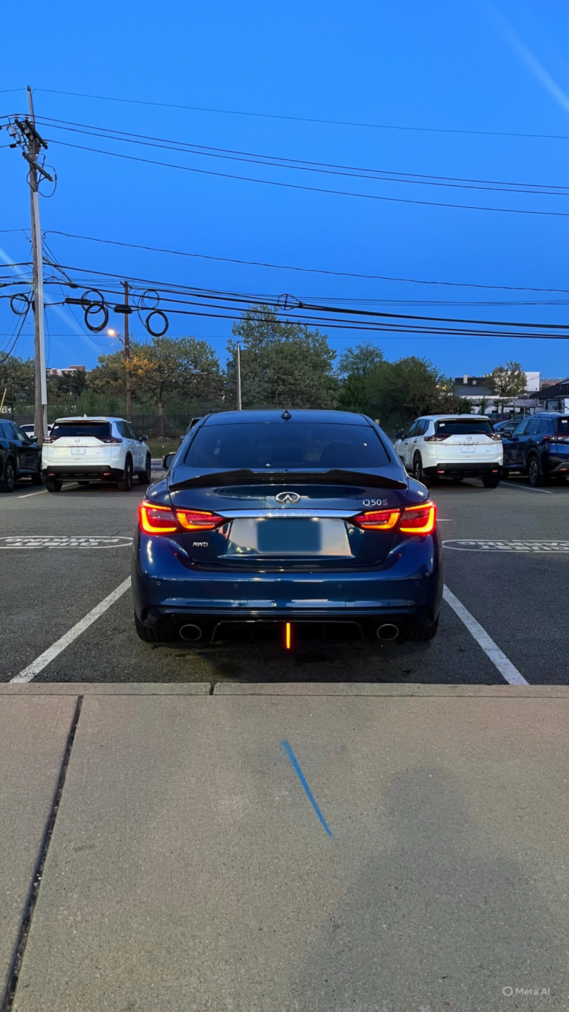 Used 2019 INFINITI Q50 Red Sport 400 w/ Proactive Package AWD/4WD image 4