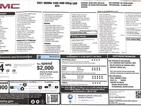 Used 2021 GMC Sierra 1500 AT4 w/ AT4 Value Package AWD/4WD image 22