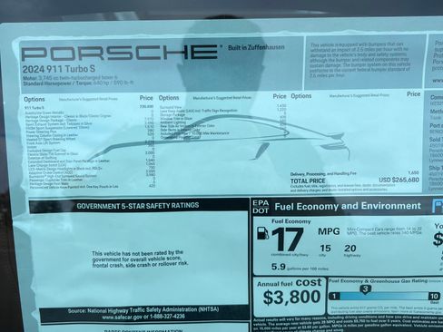 Used 2024 Porsche 911 Turbo S AWD/4WD image 13