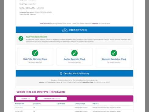 Used 2012 Volkswagen Passat 2.5 SE image 20