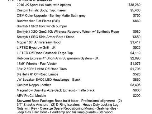 Used 2016 Jeep Wrangler Unlimited Sport w/ Quick Order Package 24S image 25