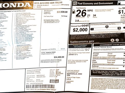 Used 2015 Honda Accord Touring image 21