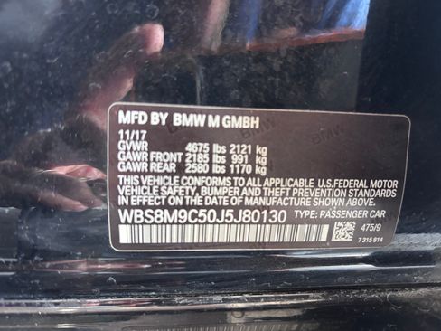 Used 2018 BMW M3 RWD image 6
