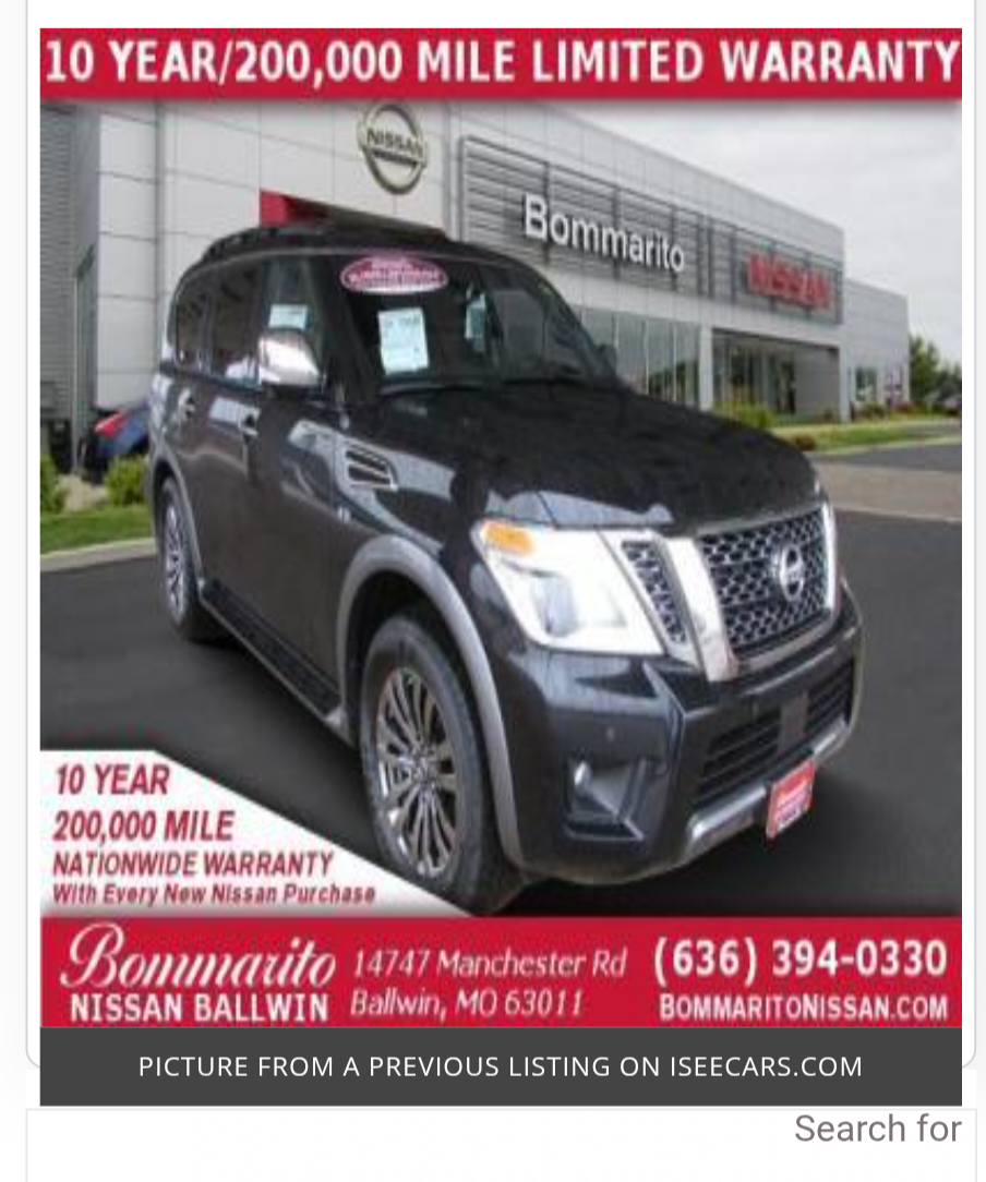 Used 2018 Nissan Armada Platinum w/ Captain Seat Package AWD/4WD image 5