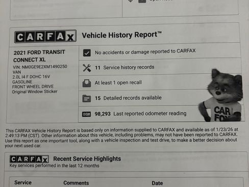 Used 2021 Ford Transit Connect XL image 14