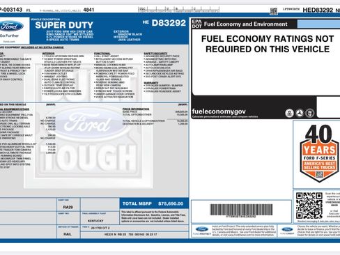 Used 2017 Ford F350 King Ranch w/ King Ranch Ultimate Package AWD/4WD image 4