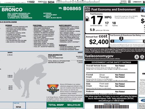 Used 2021 Ford Bronco Badlands image 11