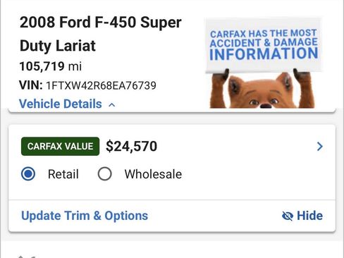 Used 2008 Ford F450 Lariat image 2