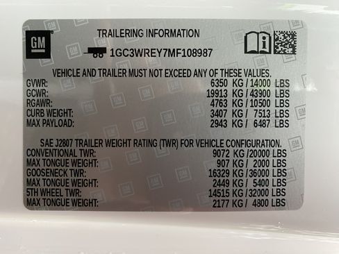 Used 2021 Chevrolet Silverado 3500 W/T w/ WT Convenience Package image 17