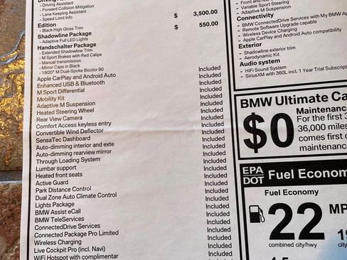 Used 2026 BMW Z4 M40i w/ Shadowloine Package RWD image 4