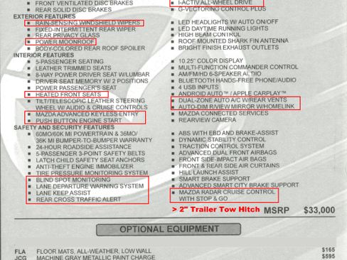 Used 2023 MAZDA CX-5 AWD 2.5 S w/ Premium Package image 4