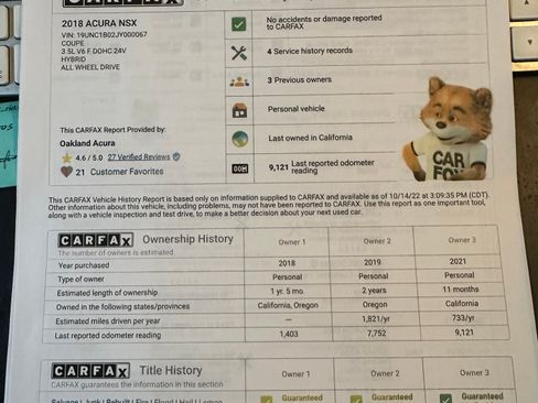 Used 2018 Acura NSX Coupe 2D image 30