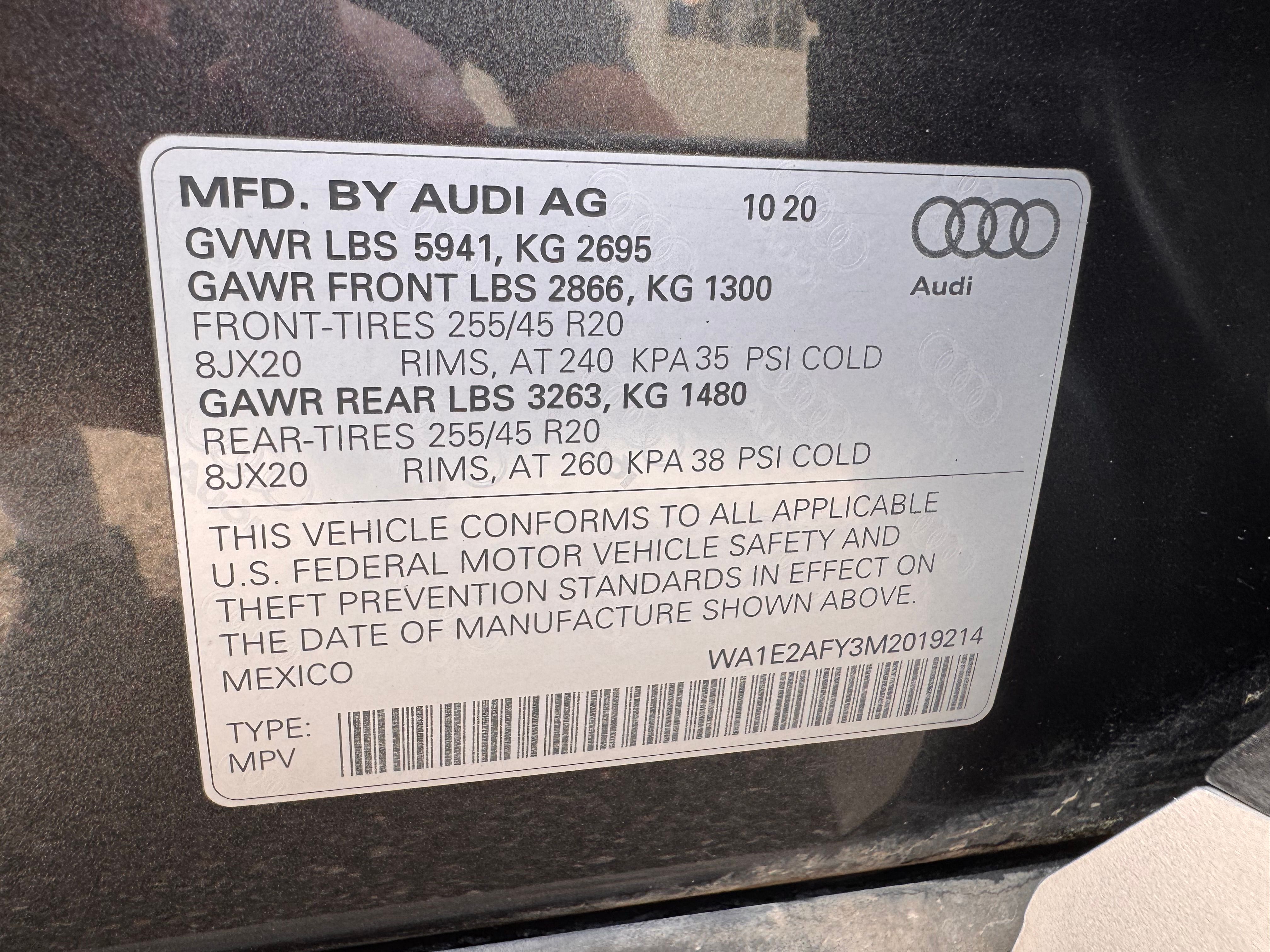 Used 2021 Audi Q5 e Premium Plus w/ Premium Plus Package AWD/4WD image 27