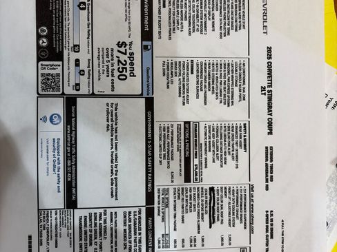 Used 2025 Chevrolet Corvette Stingray Preferred Cpe w/ Z51 Performance Package image 22