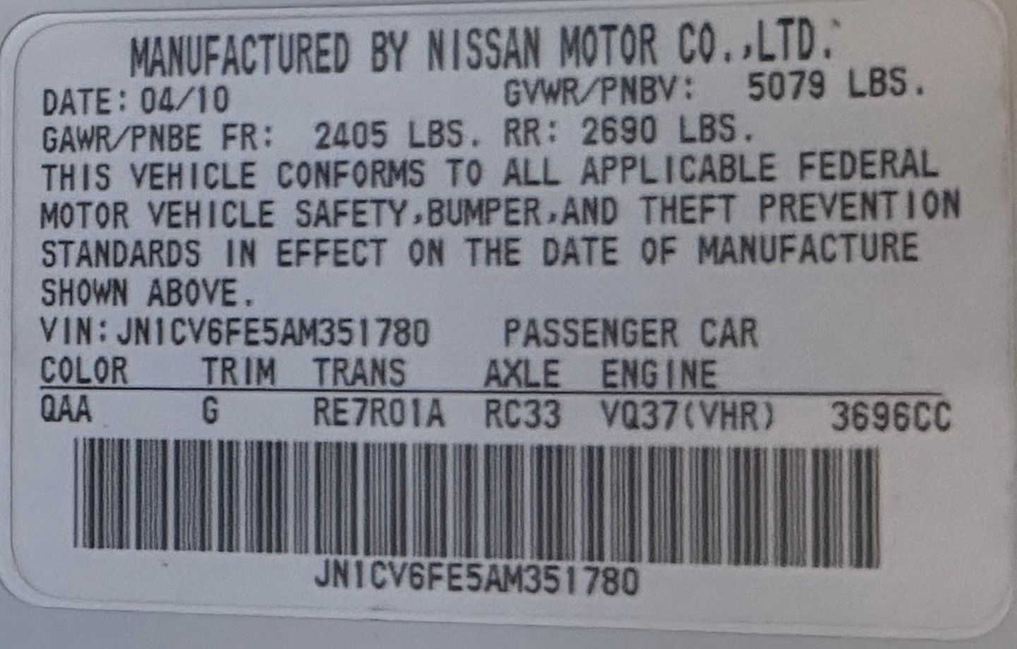 Used 2010 INFINITI G37 Convertible w/ Premium Pkg RWD image 22