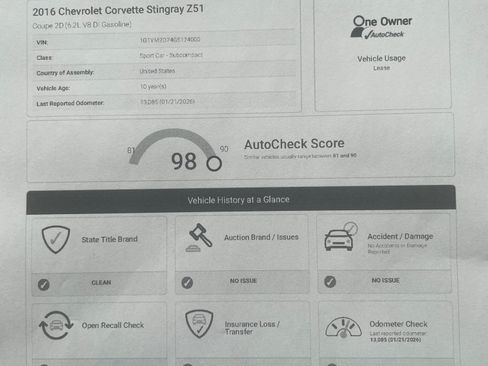 Used 2016 Chevrolet Corvette Stingray Coupe image 32