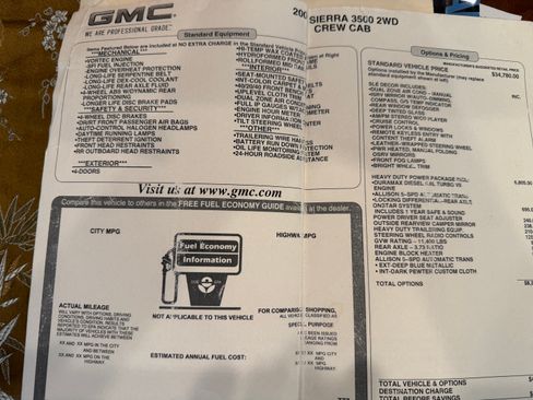 Used 2005 GMC Sierra 3500 SLE w/ Heavy-Duty Power Package image 10