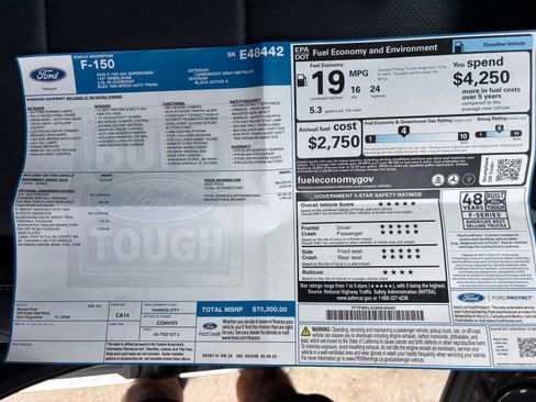 Used 2025 Ford F150 Lariat w/ Equipment Group 501A Mid AWD/4WD image 14