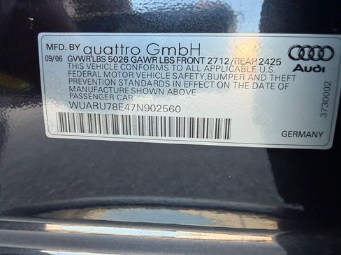 Used 2007 Audi RS 4 Sedan AWD/4WD image 18