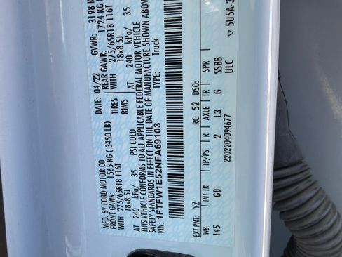 Used 2022 Ford F150 XL w/ STX Appearance Package AWD/4WD image 12