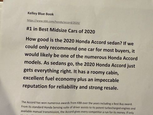 Used 2020 Honda Accord Sport image 5