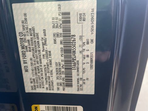 Used 2021 Ford Mustang Shelby GT500 w/ Technology Package image 6