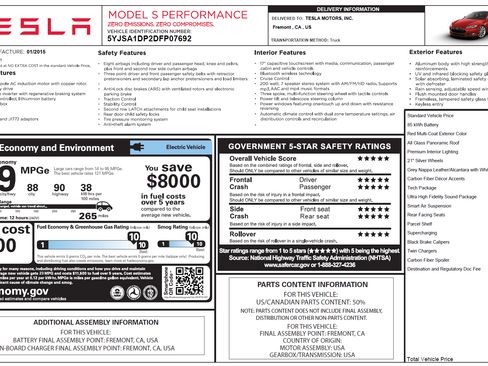 Used 2013 Tesla Model S Performance image 15